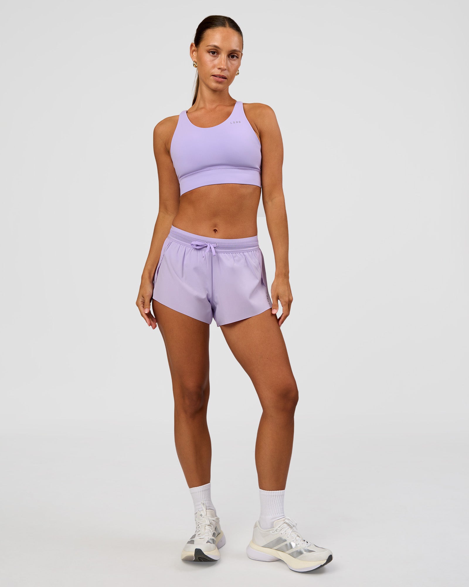 Accelerate Split Strap Sports Bra - Pale Lilac
