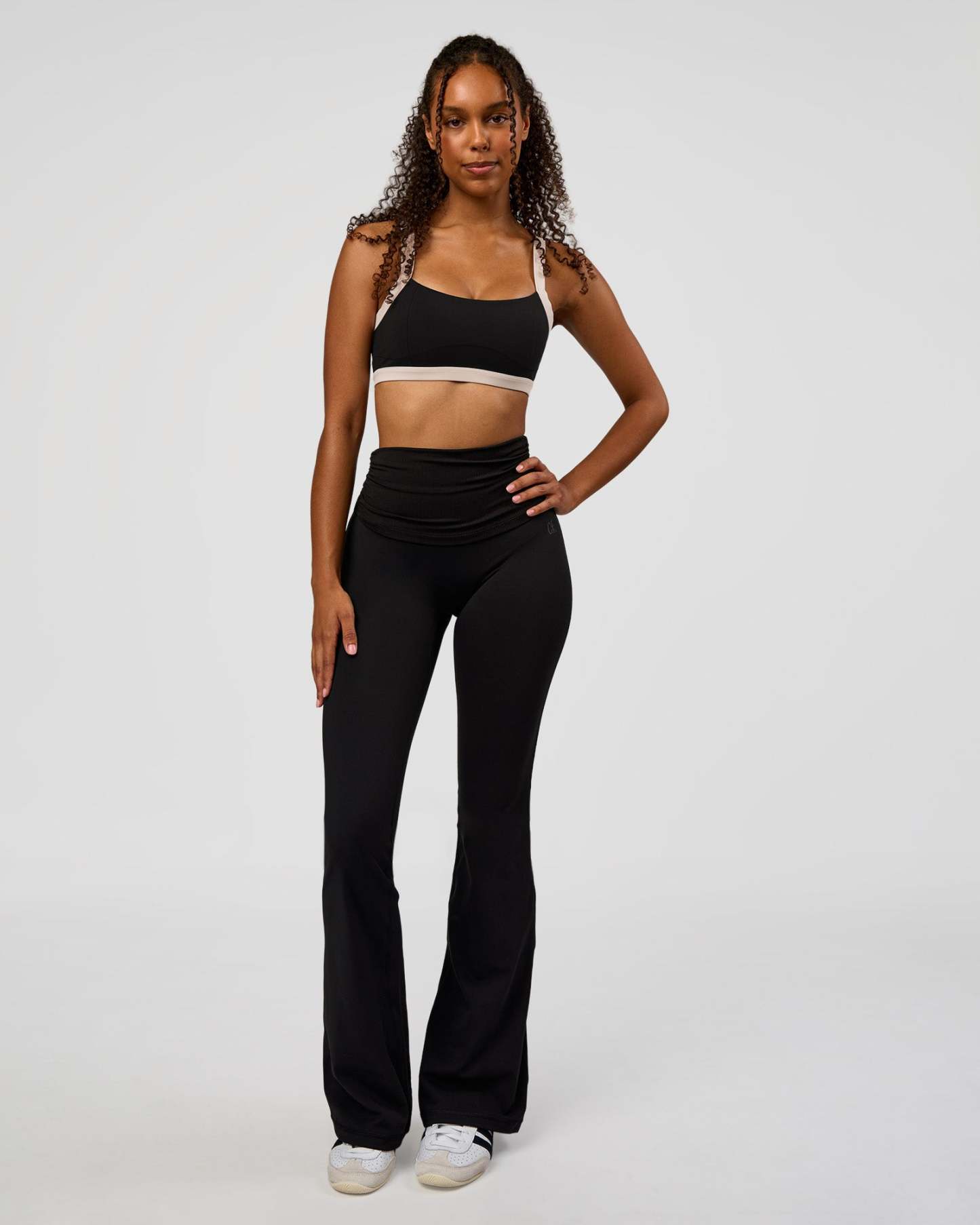 CF Move Through It Sports Bra - Black-Clay