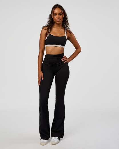 CF Move Through It Sports Bra - Black-Clay