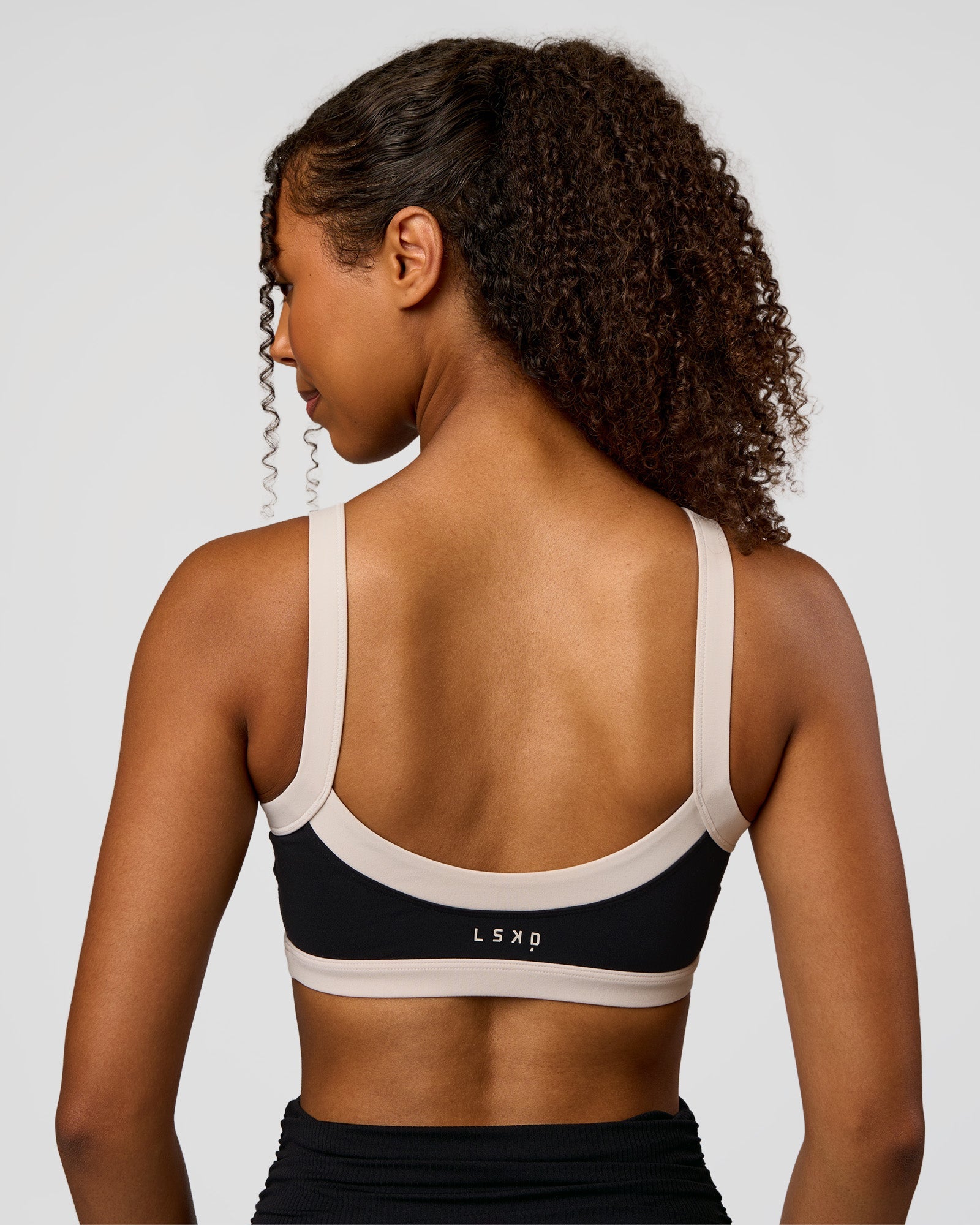 CF Move Through It Sports Bra - Black-Clay