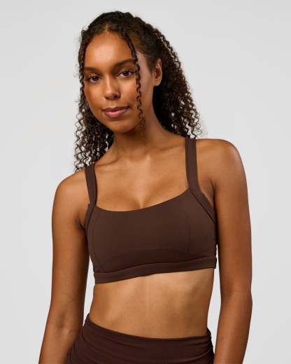 CF Move Through It Sports Bra - Hot Chocolate