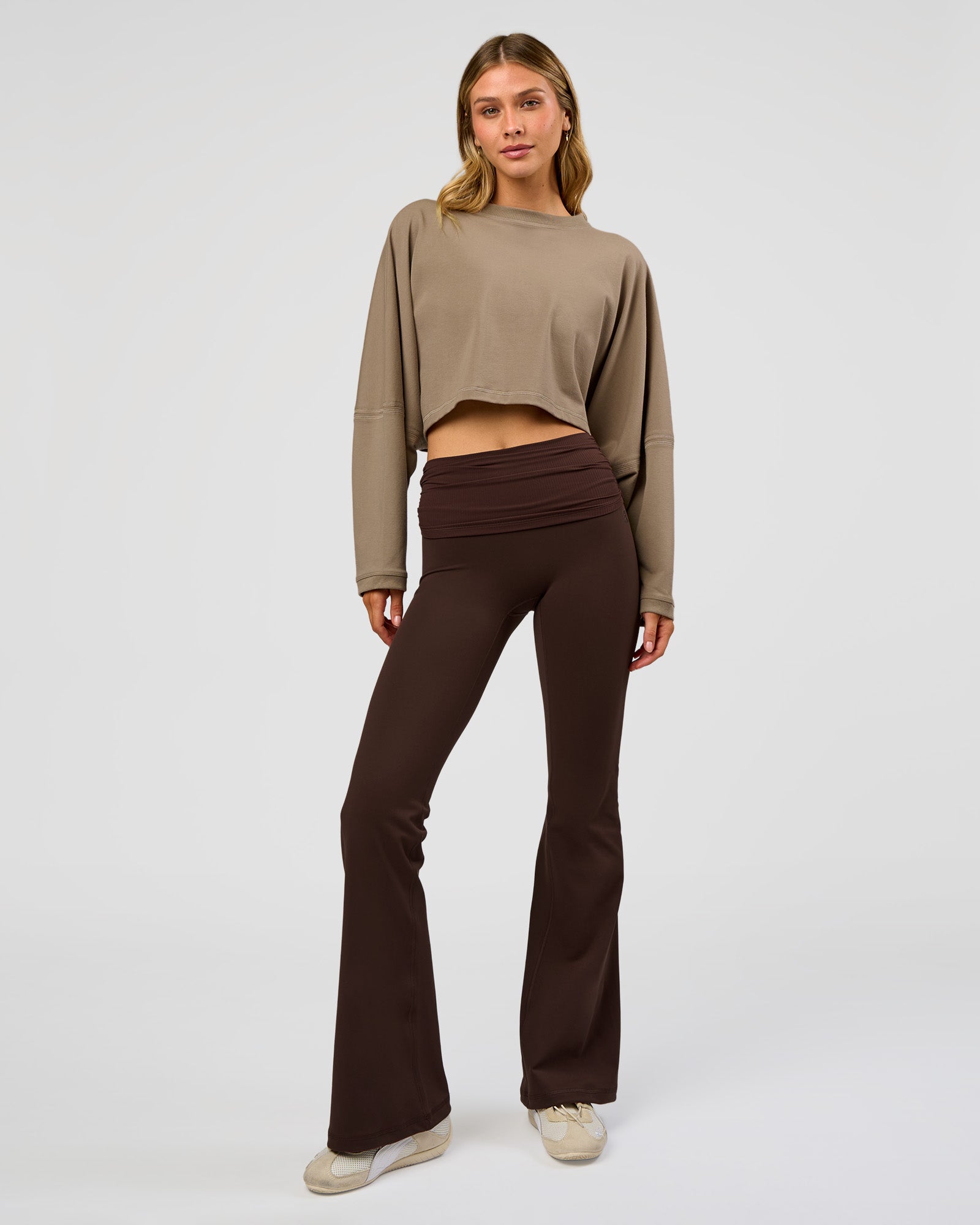CF Street Surge Long Sleeve Tee - Taupe Ash