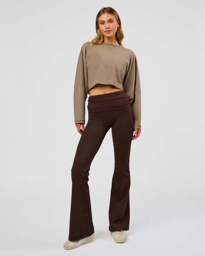 CF Street Surge Long Sleeve Tee - Taupe Ash