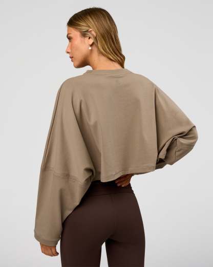 CF Street Surge Long Sleeve Tee - Taupe Ash