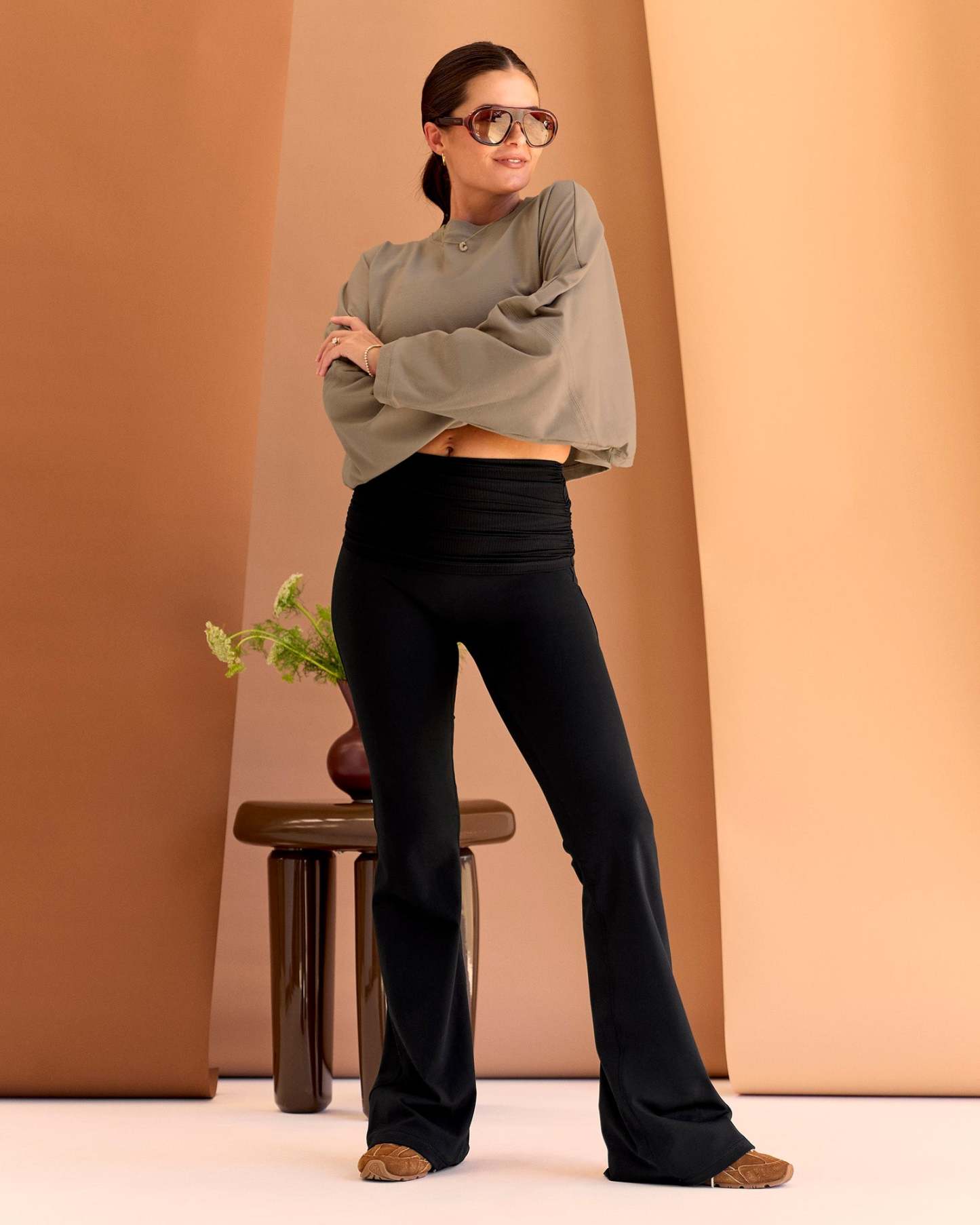 CF Street Surge Long Sleeve Tee - Taupe Ash