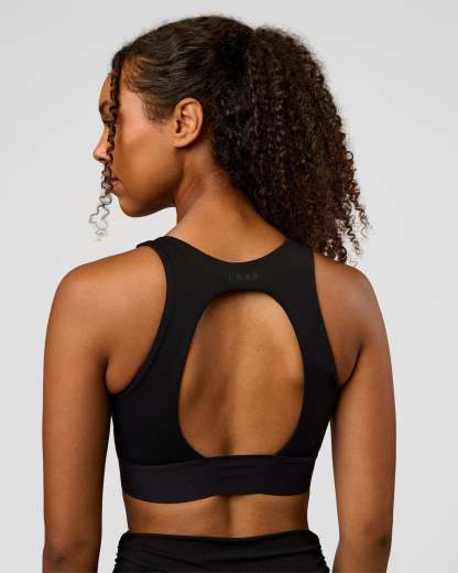 CF Train Hard Sports Bra - Black