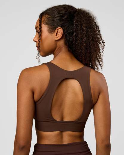 CF Train Hard Sports Bra - Hot Chocolate