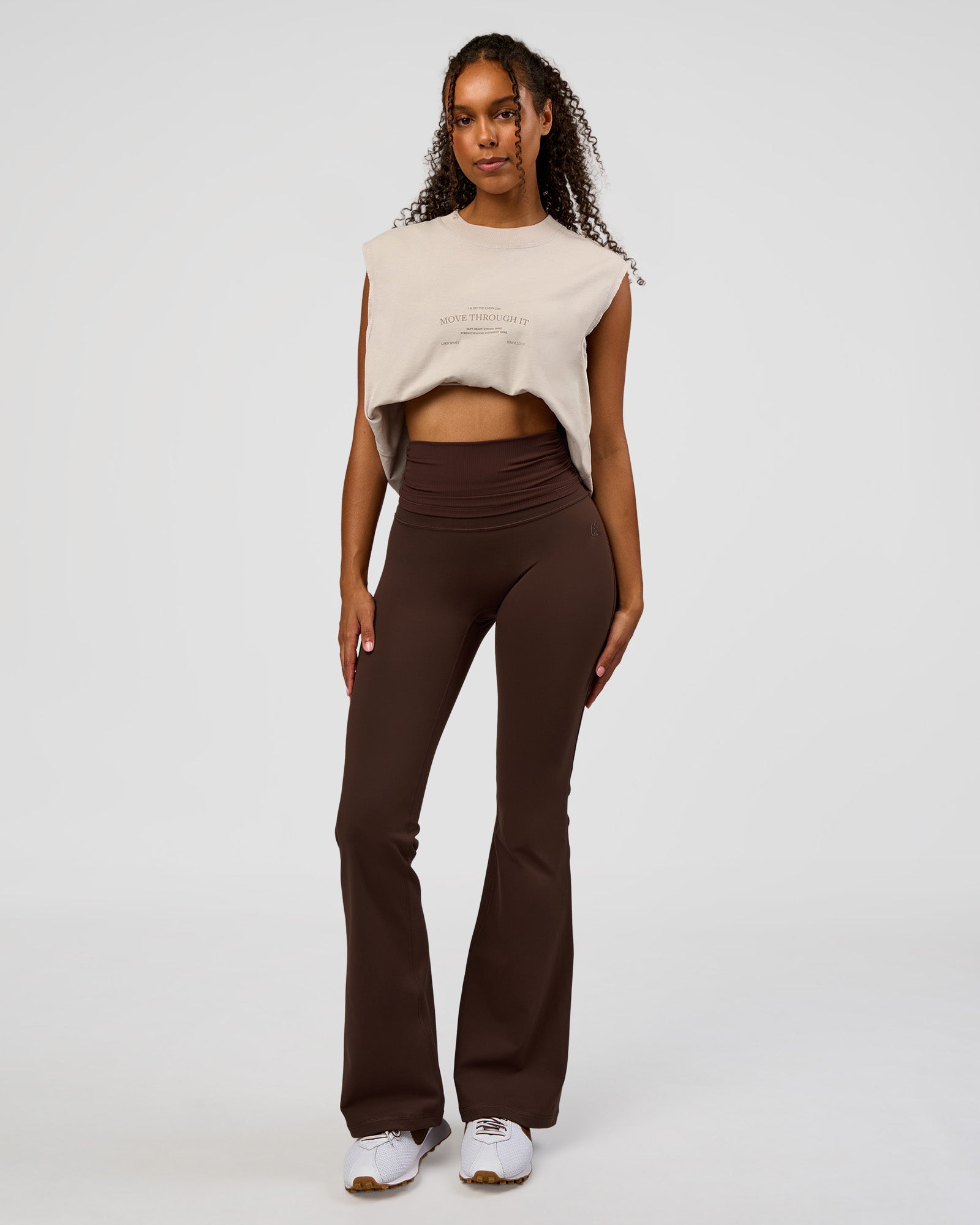 CF Unisex Oversized Heavyweight Boxed Tank - Clay-CF Move Through It