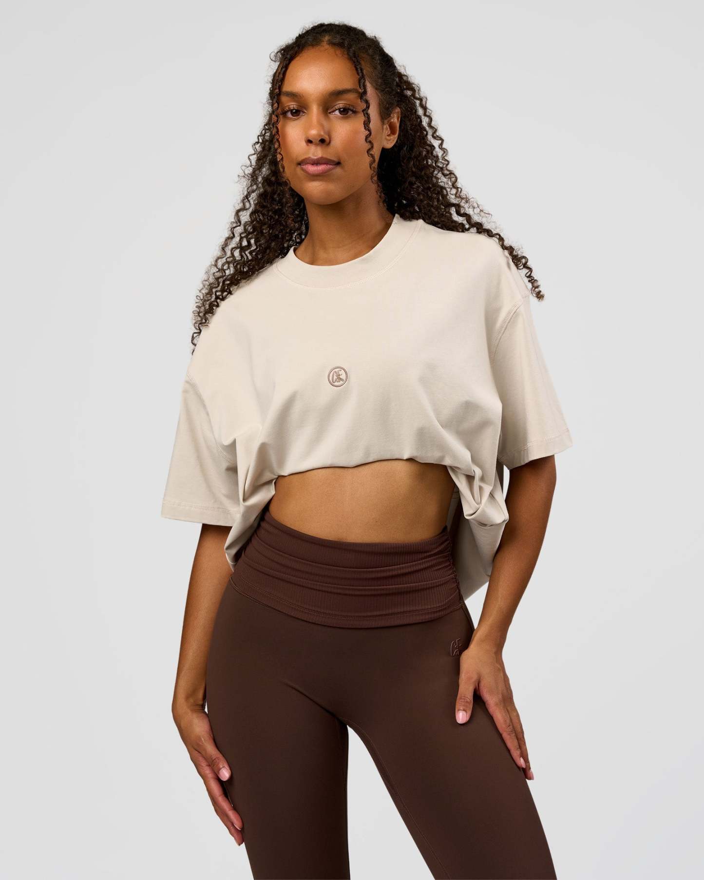 CF Fold Over High-Rise Full Length Legging - Hot Chocolate