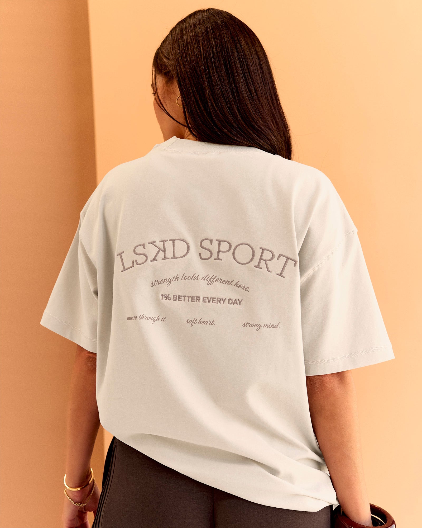 CF Unisex Oversized Heavyweight FLXCotton Tee - Clay-CF X LSKD Sport