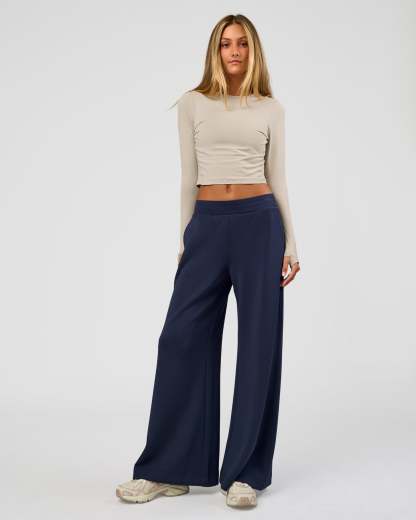 Elevate SoftTouch Wide Leg Pant - Future Navy