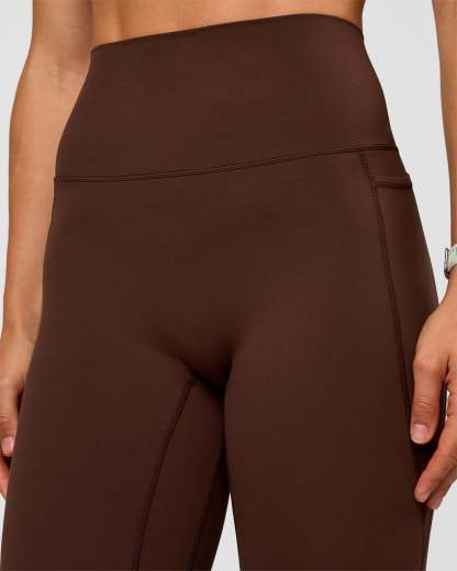 Elixir Ultra High-Rise Full Length Legging Pockets - Hot Chocolate