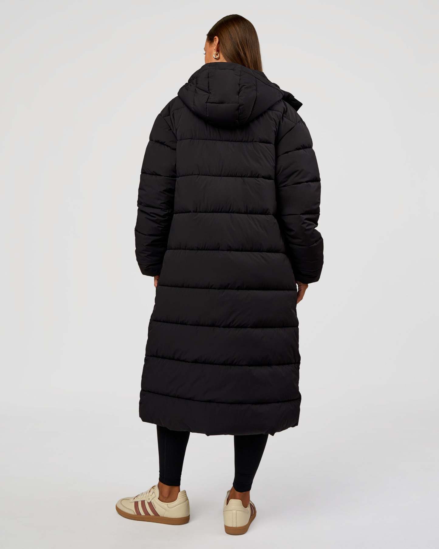 Go-To Puffer Long Jacket - Black