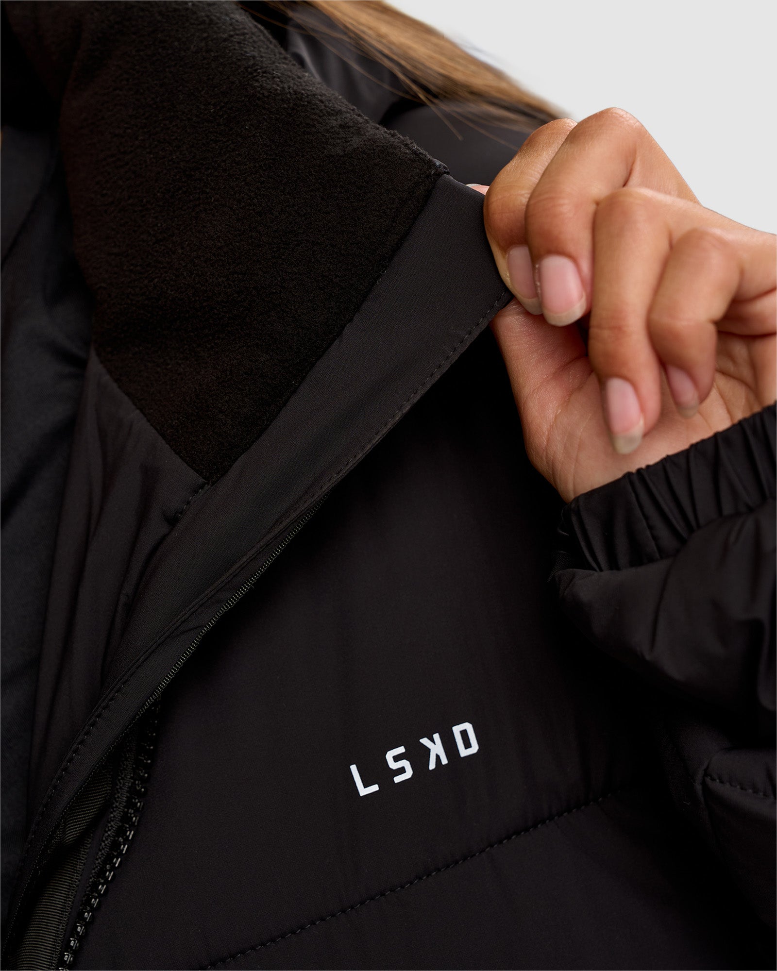 Go-To Puffer Long Jacket - Black