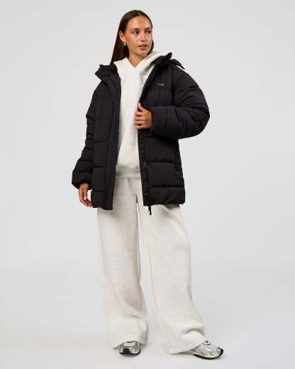 Go-To Puffer Mid Jacket - Black