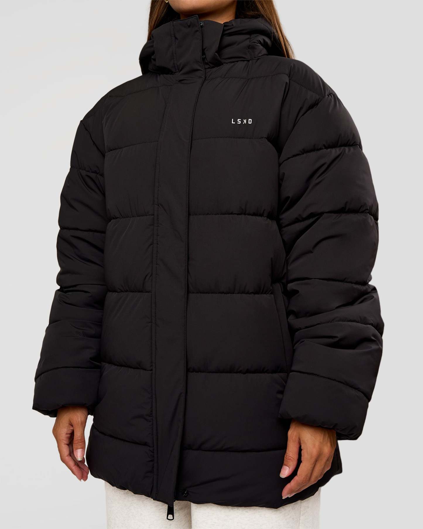 Go-To Puffer Mid Jacket - Black