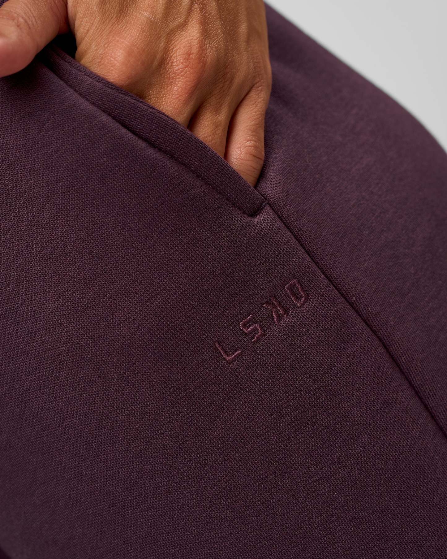 Go-To Wide Leg Track Pant - Midnight Plum