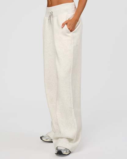 Go-To Wide Leg Track Pant Tall - Silver Marl