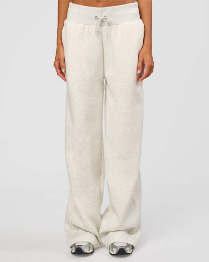 Go-To Wide Leg Track Pant Tall - Silver Marl