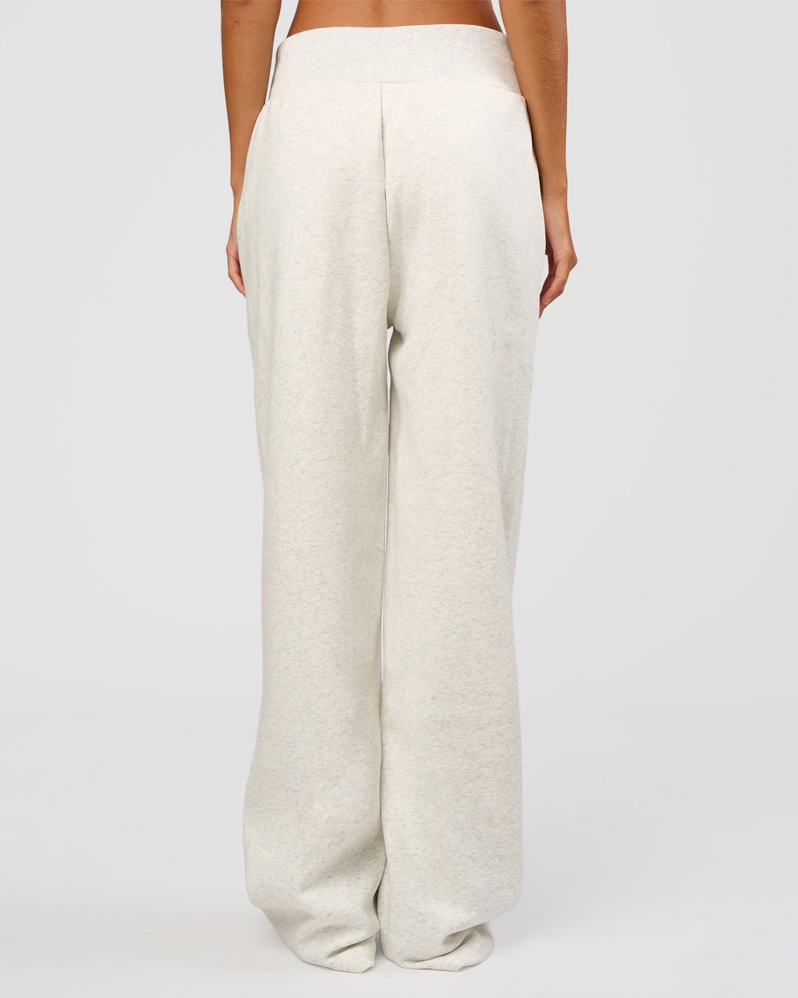Go-To Wide Leg Track Pant Tall - Silver Marl