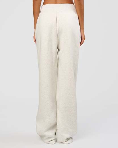 Go-To Wide Leg Track Pant Tall - Silver Marl