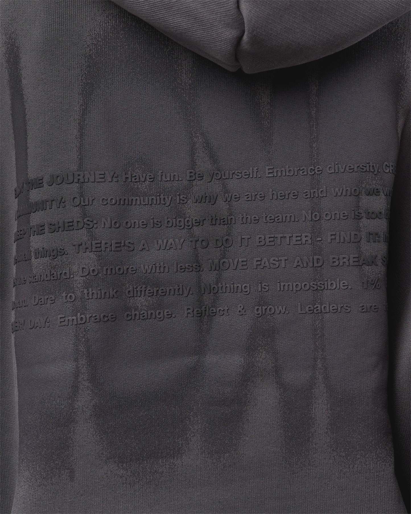 Memory In Motion Ultra Heavyweight Washed Hoodie - Dark Storm Washed