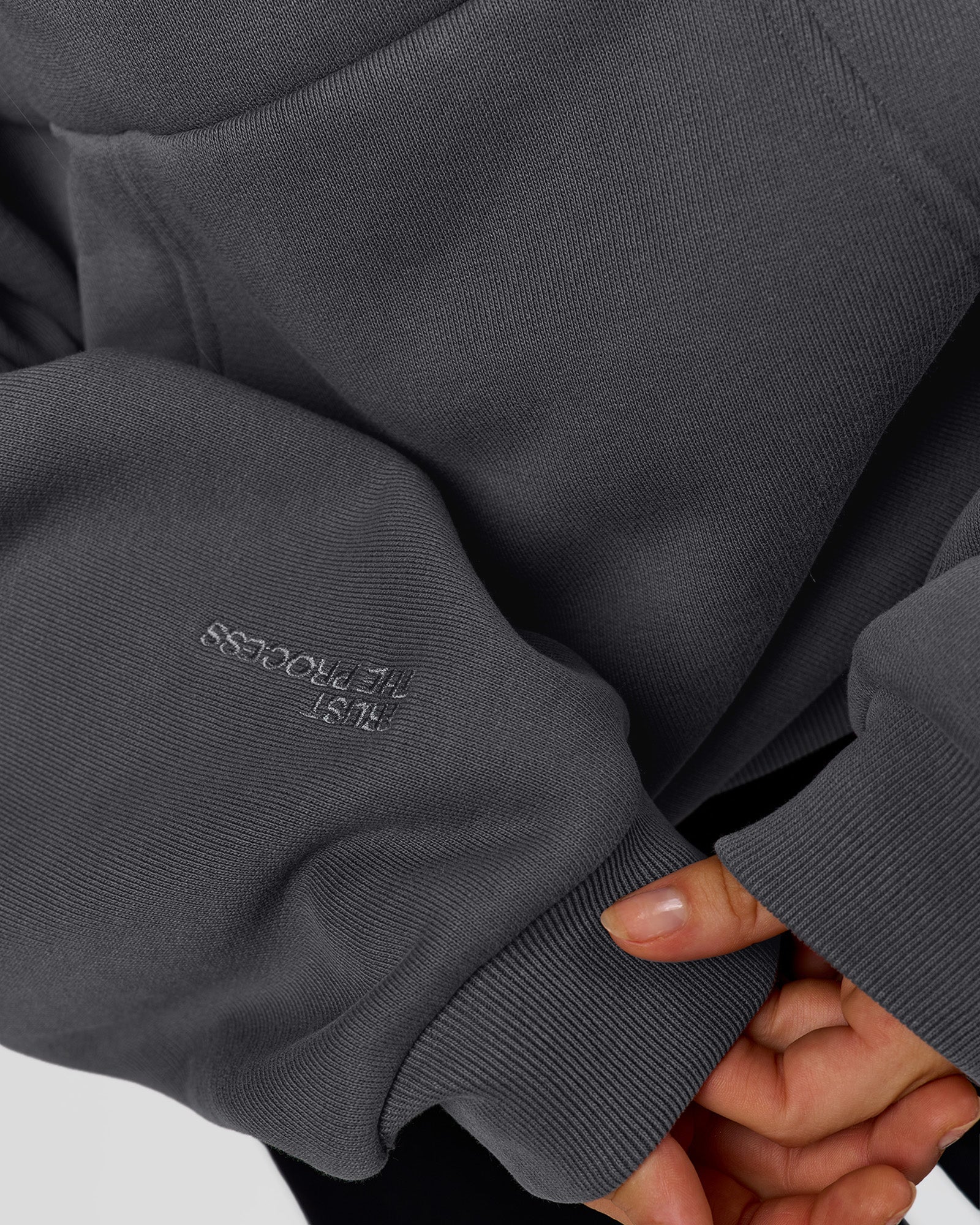 Memory In Motion Ultra Heavyweight Washed Hoodie - Dark Storm Washed