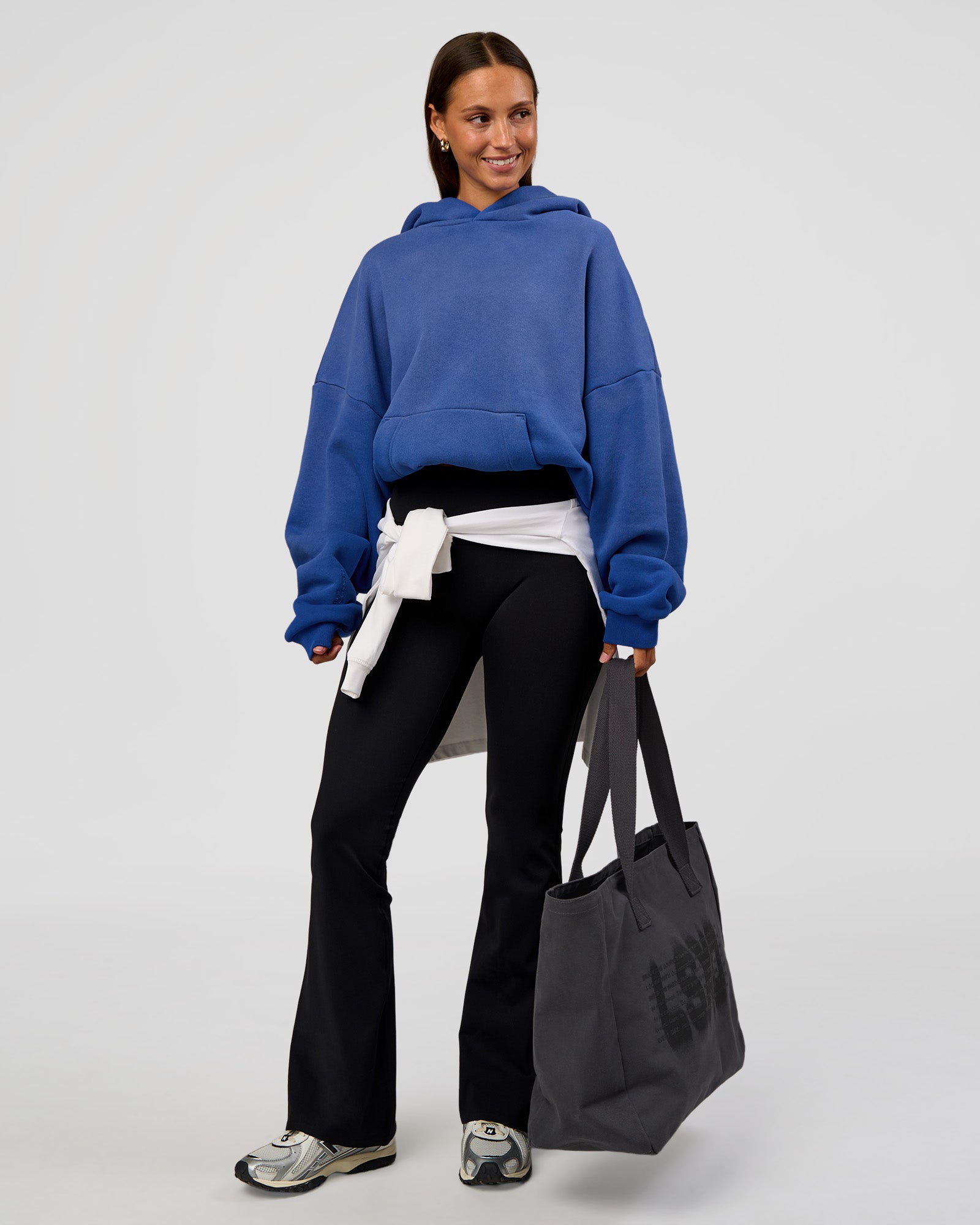 Memory In Motion Ultra Heavyweight Washed Hoodie - Electric Indigo Washed