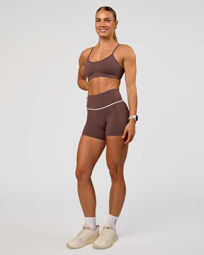 Pinnacle Sports Bra - Cocoa Powder
