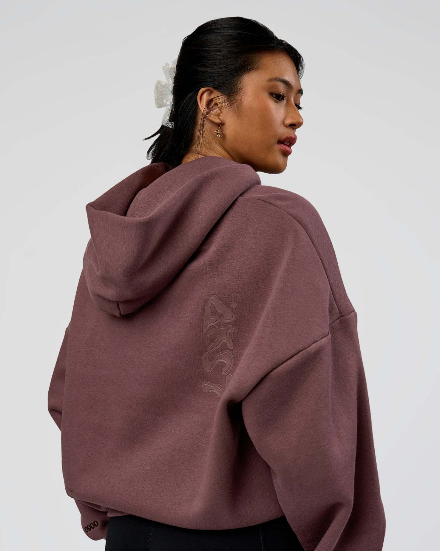 Static Grit Unisex Boxy Hoodie - Cocoa Powder-Hot Chocolate