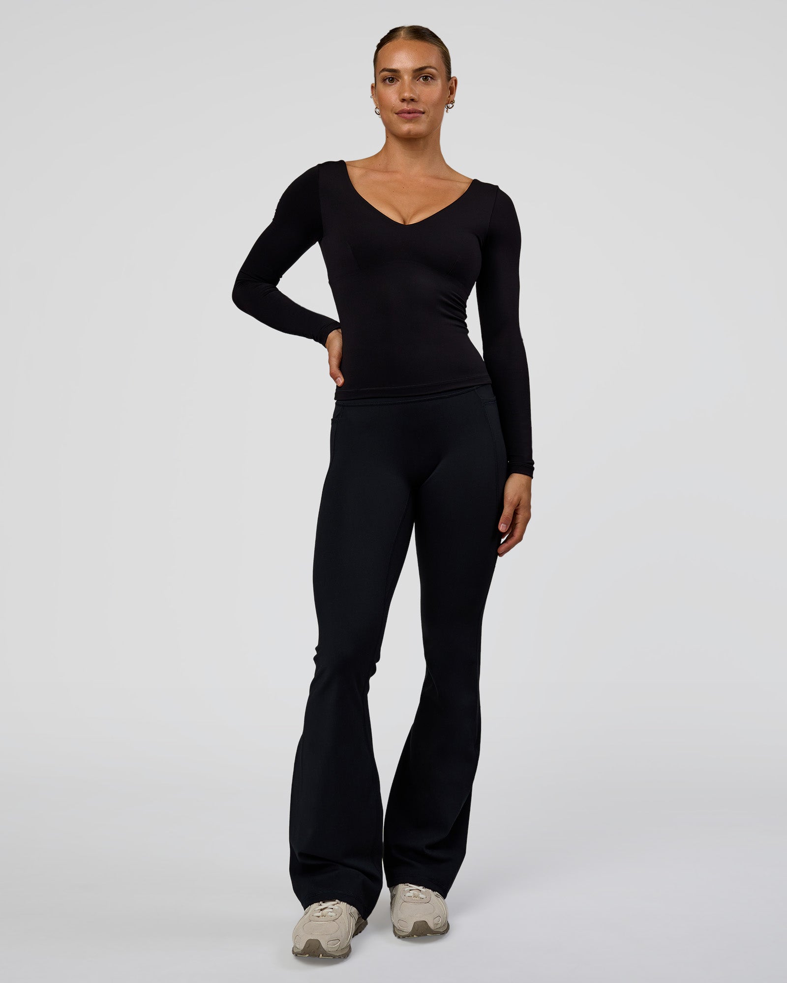 Vitality Long Sleeve Top - Black