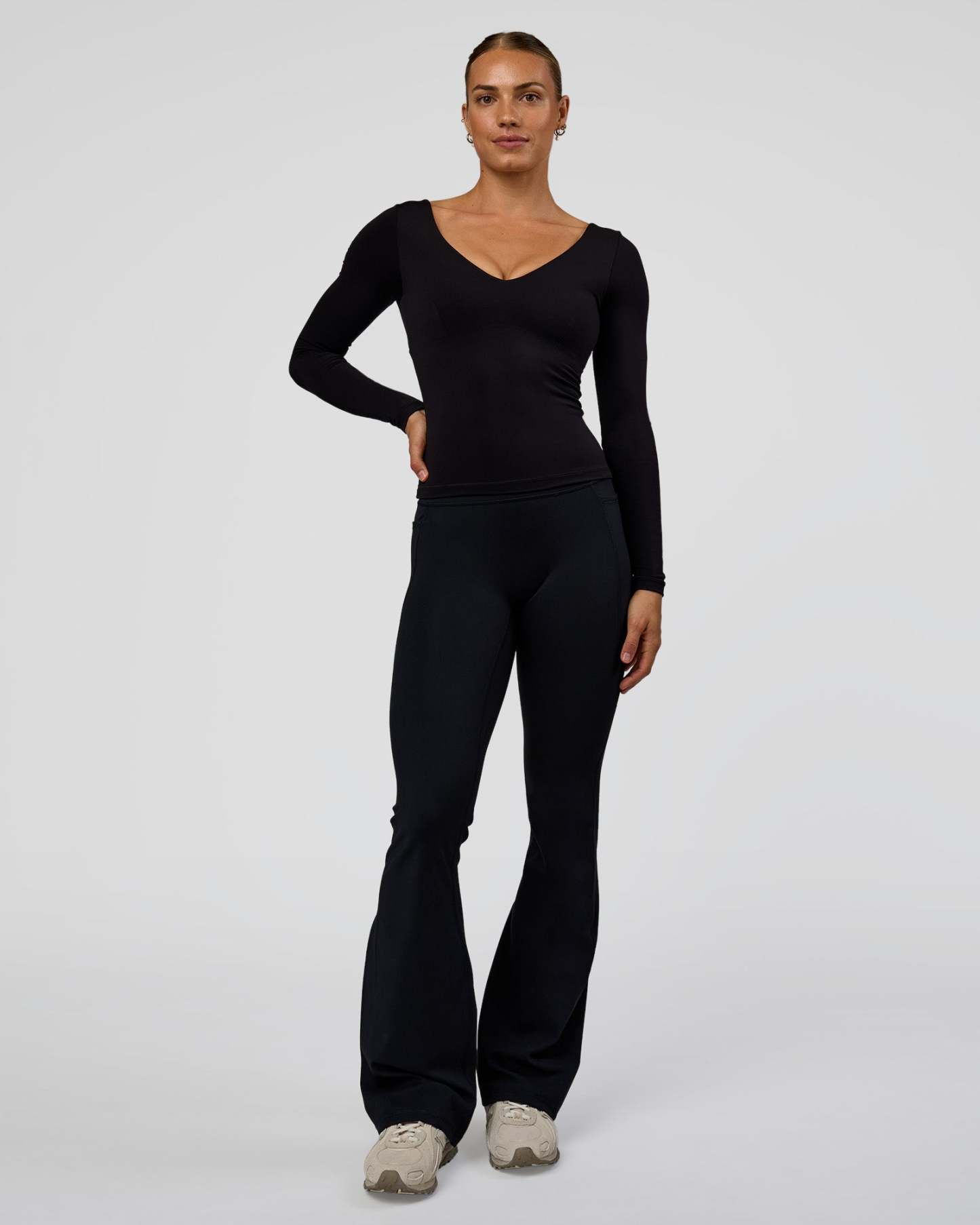 Vitality Long Sleeve Top - Black