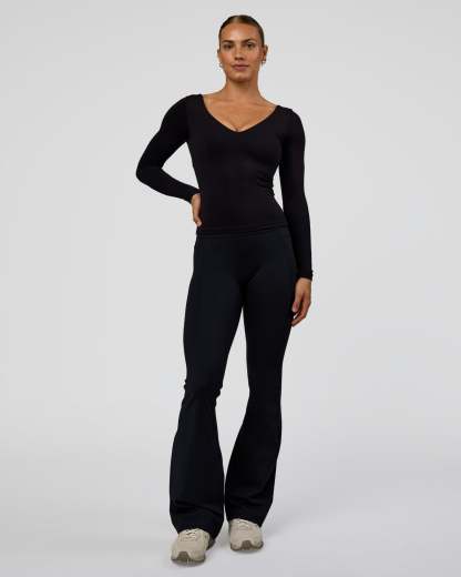 Vitality Long Sleeve Top - Black