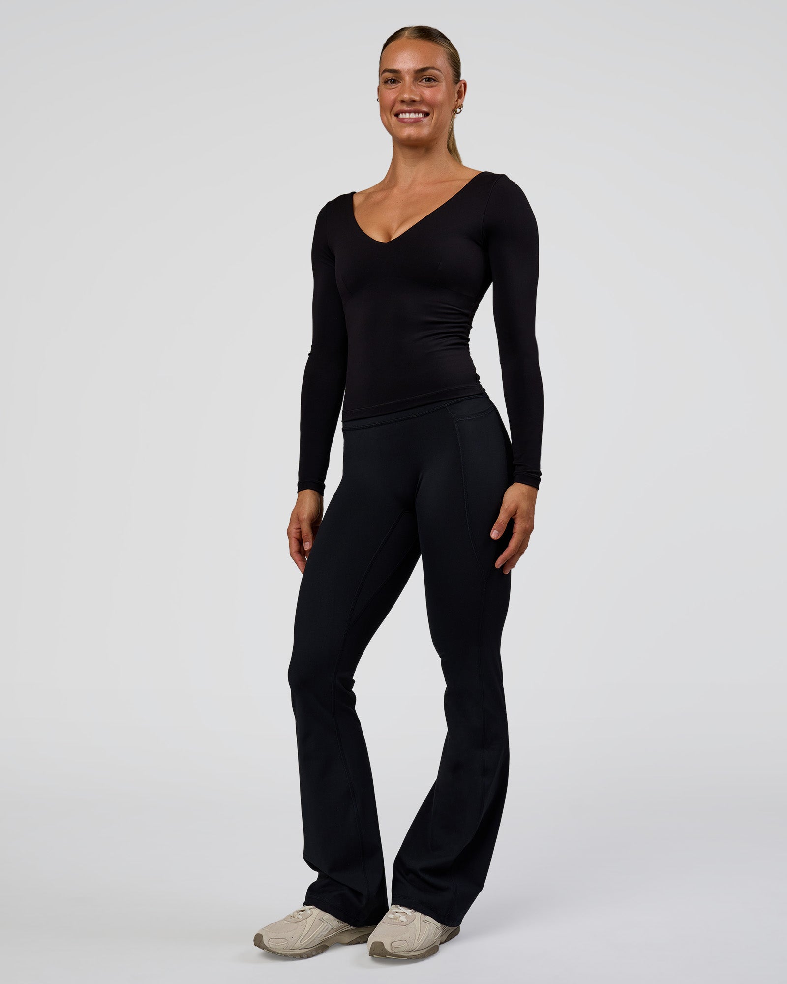 Vitality Long Sleeve Top - Black
