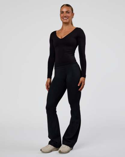 Vitality Long Sleeve Top - Black