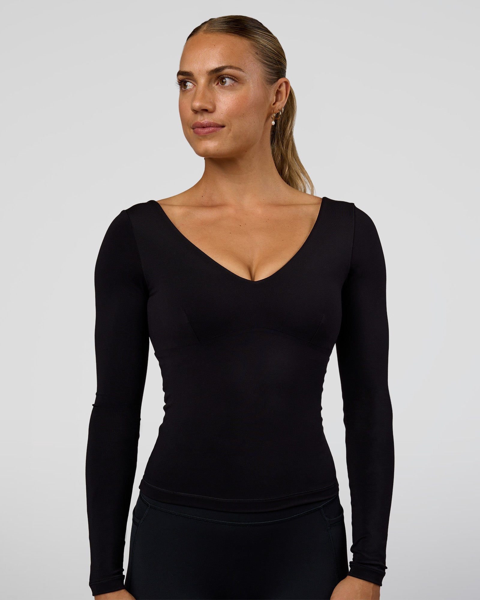 Vitality Long Sleeve Top - Black