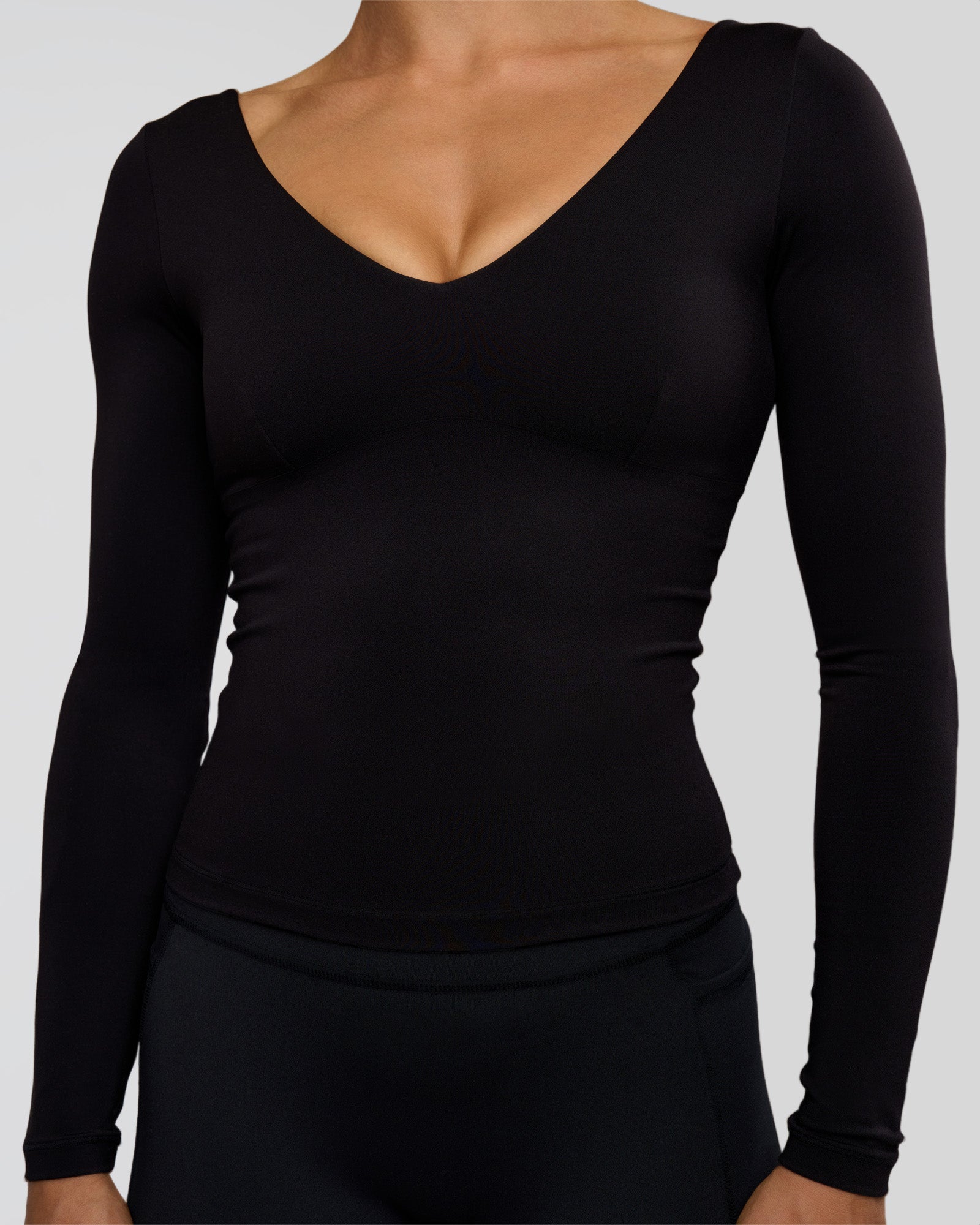 Vitality Long Sleeve Top - Black