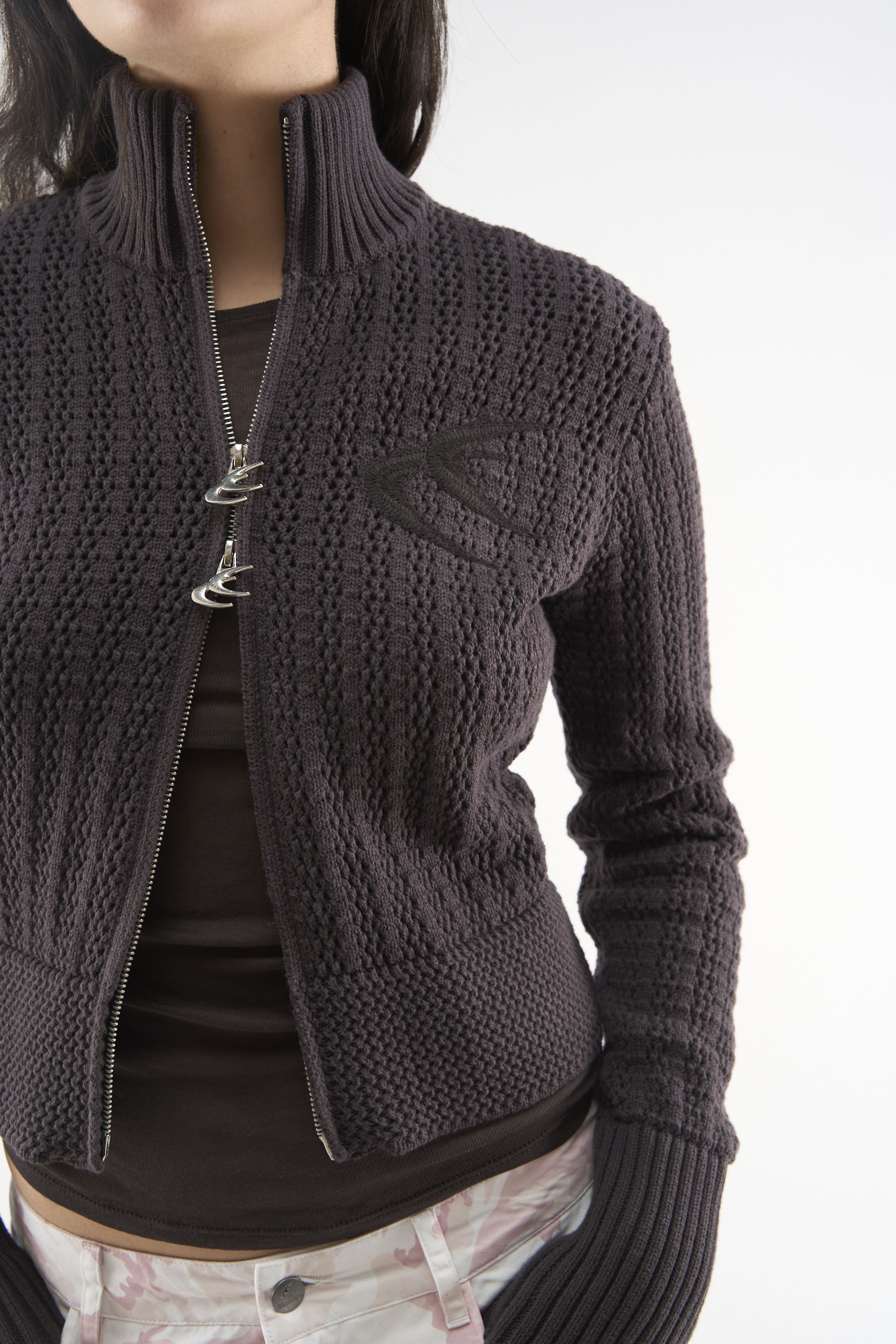 Stormy Brown Zipper