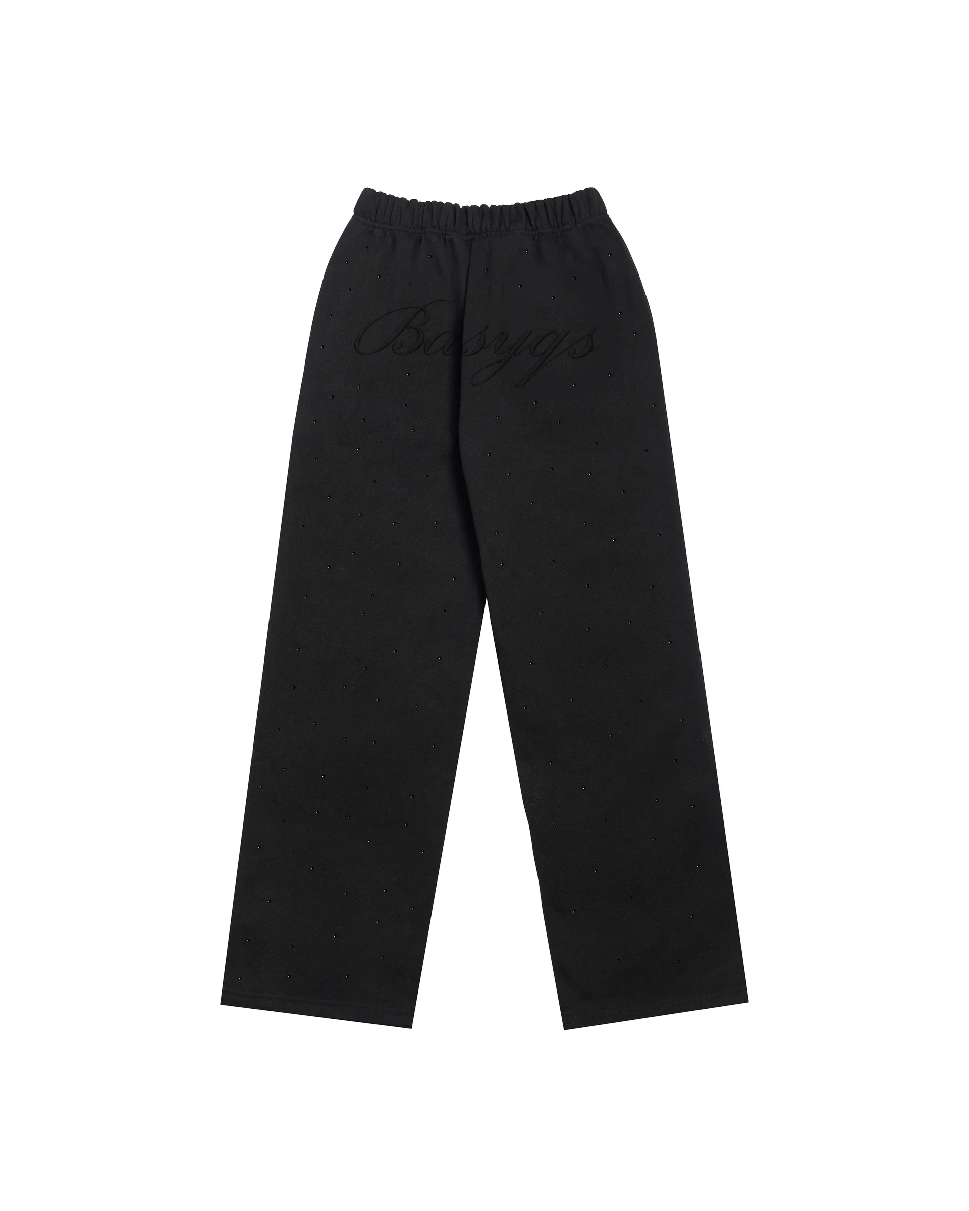 RHINESTONE SWEATS - BLACK