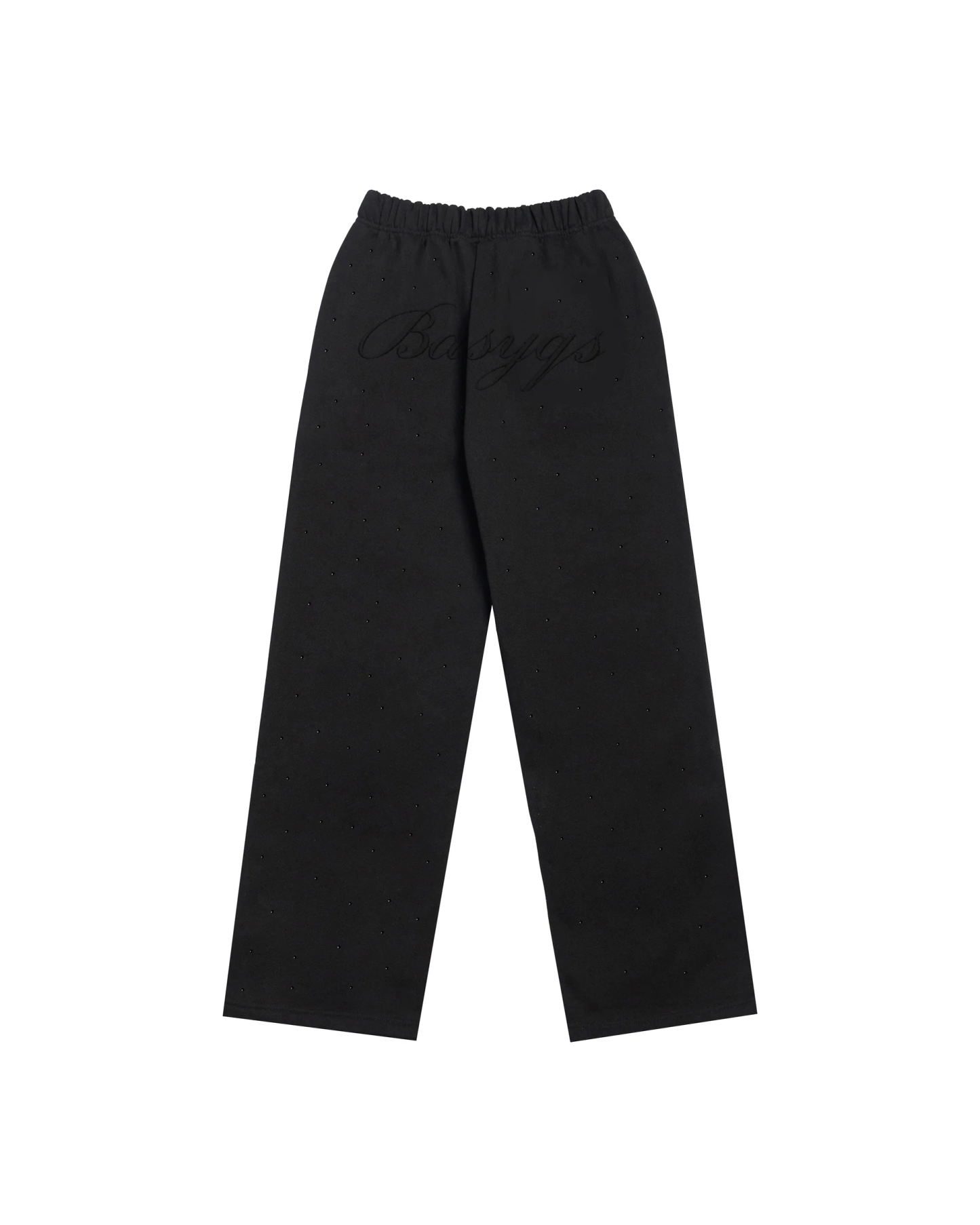 RHINESTONE SWEATS - BLACK