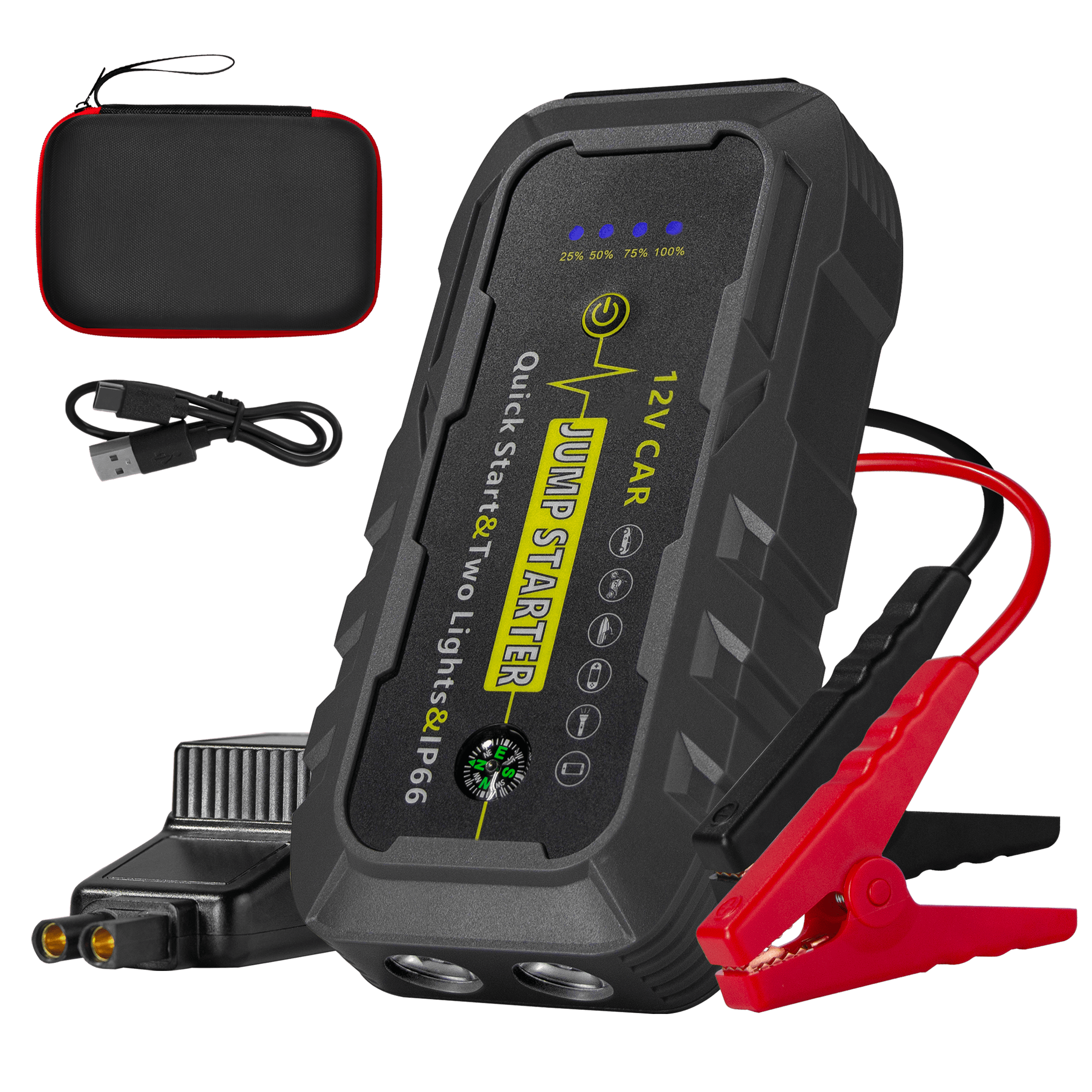 Emergency Jump Starter A5 | Portable Car Jump Starter & Power Bank