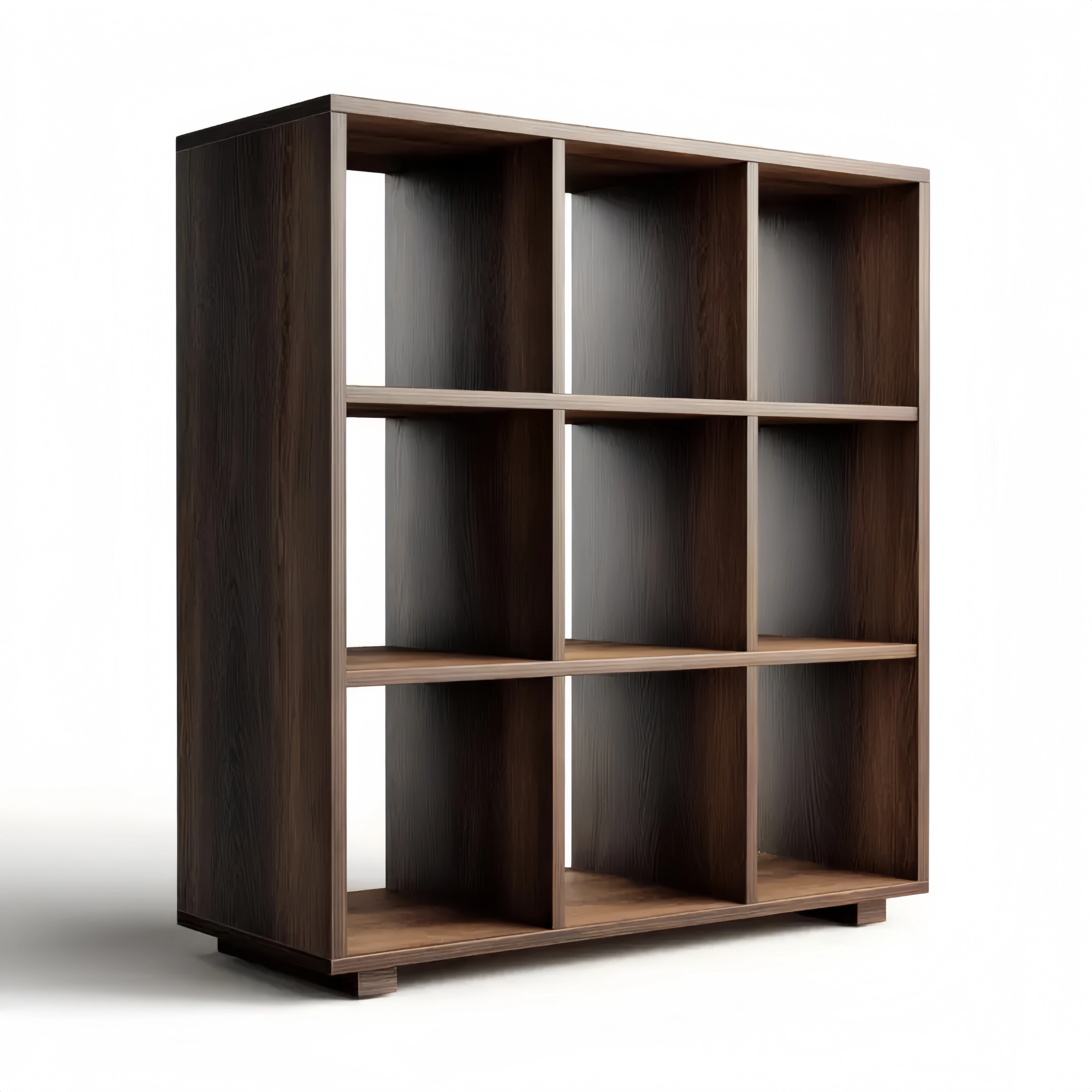 Estantería de madera 80x120x30 cm – Marrón – Estilo moderno