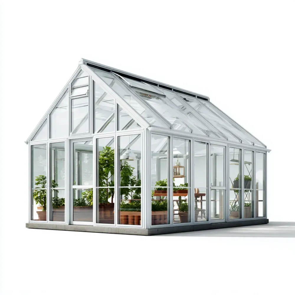 Invernadero de Aluminio y Vidrio 300x250x200 cm – Diseño Moderno