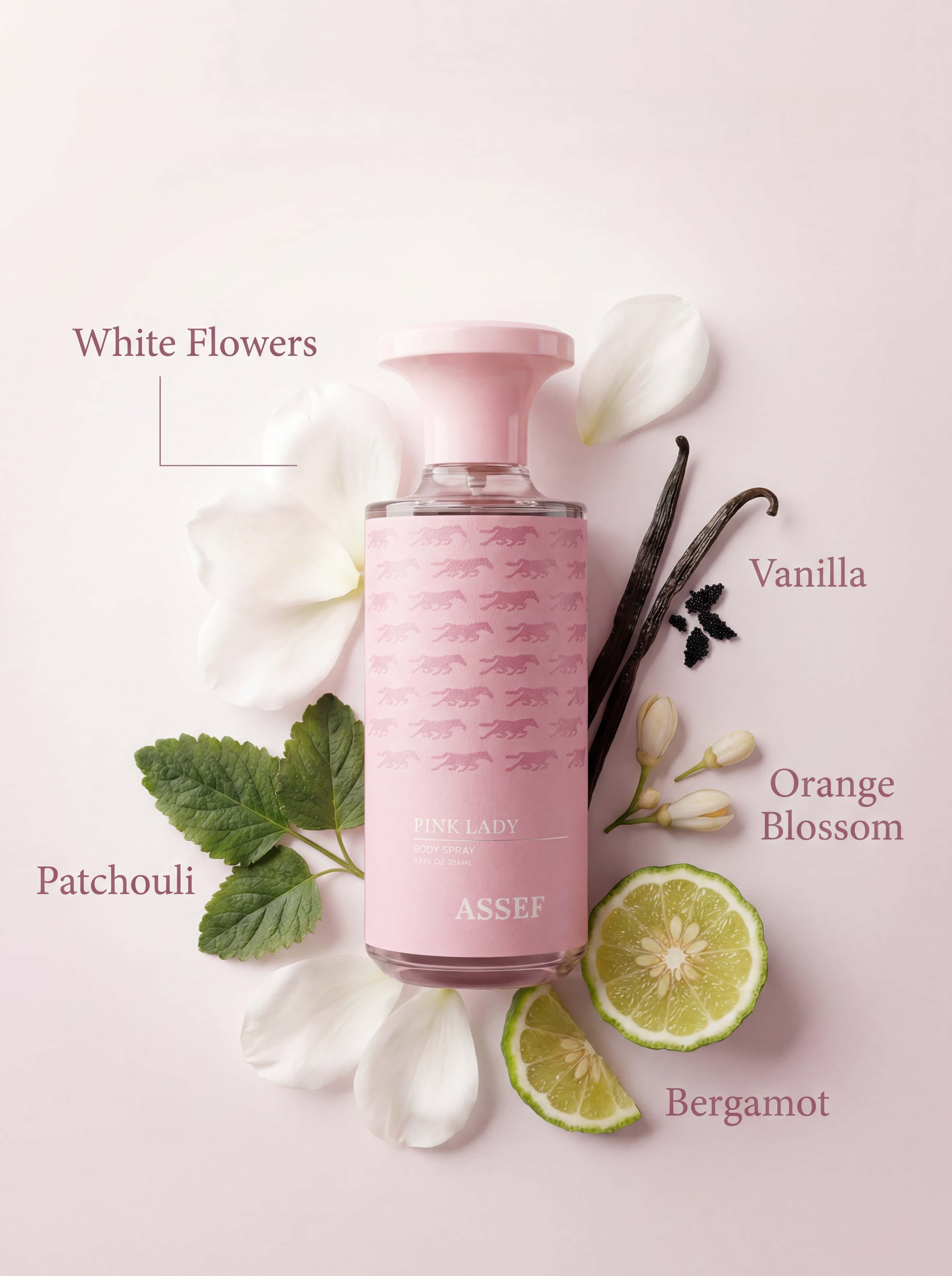 ASSEF Pink Lady | Soft & Addictive Signature Scents - Long-lasting Fragrance