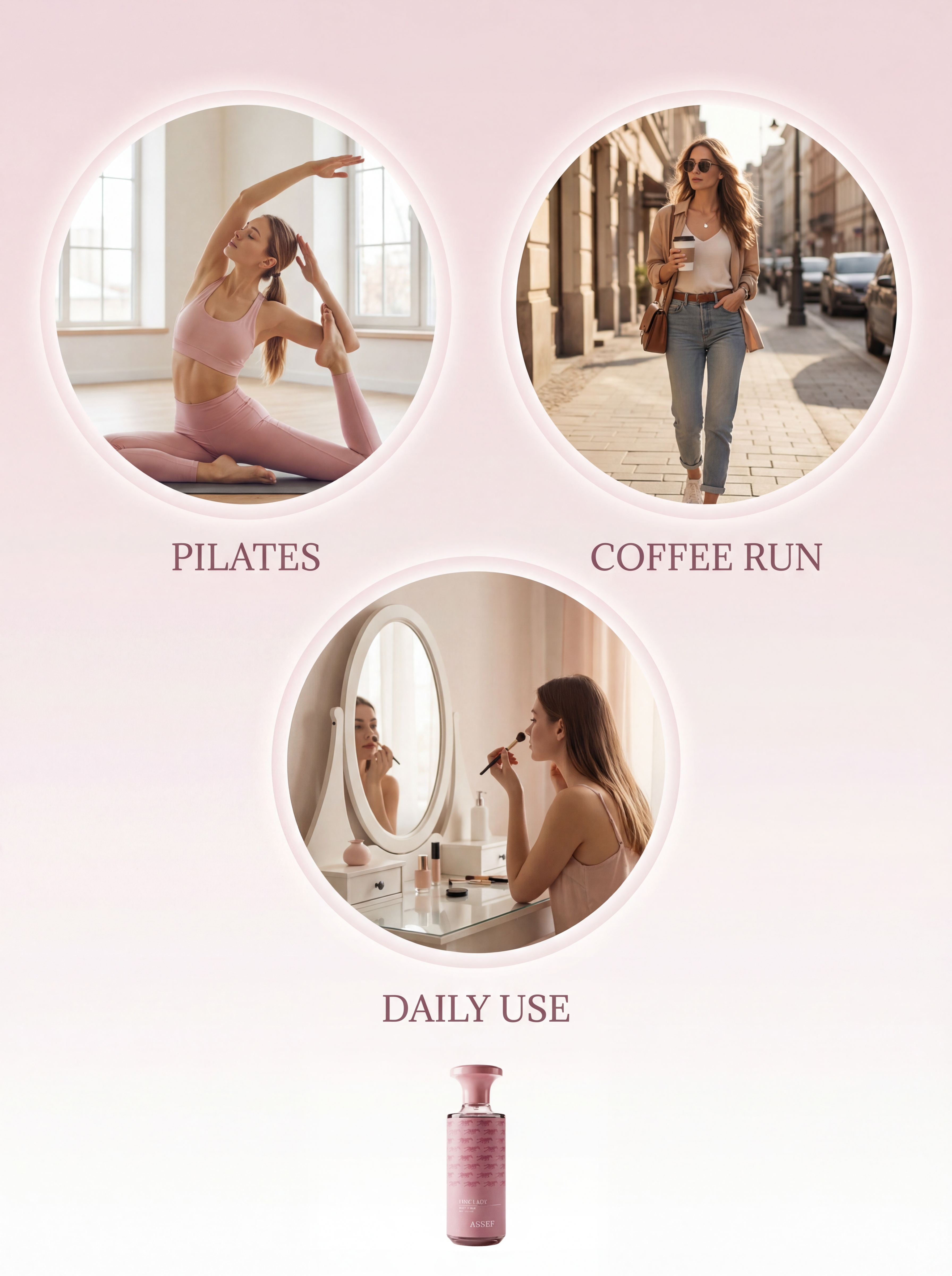 ASSEF Pink Lady | Long-Lasting Floral & Intimate Body Spray for Women - 250ml