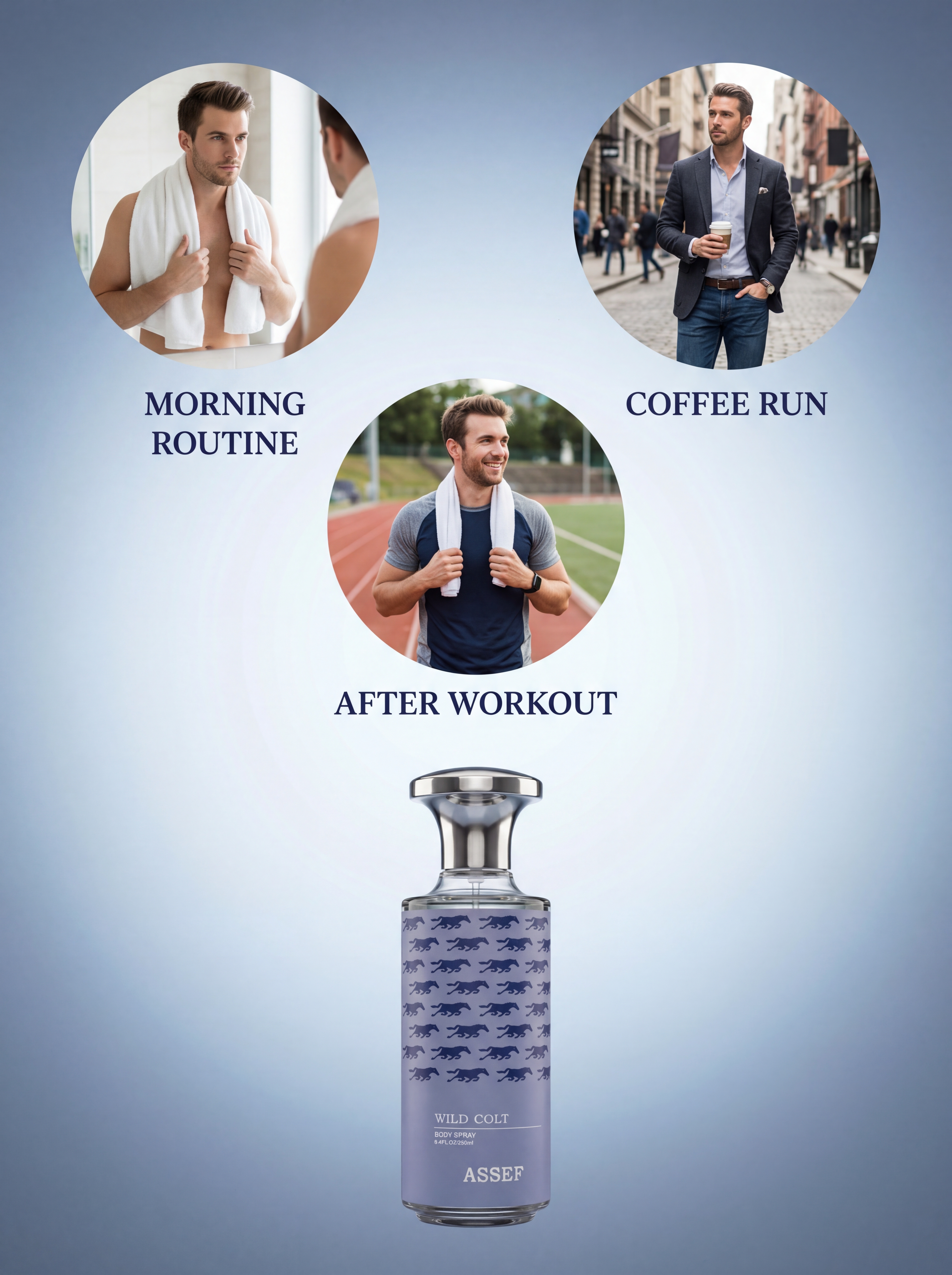 ASSEF Wild Colt | Bold Unisex Signature Scent with Oud & Leather - 250ml