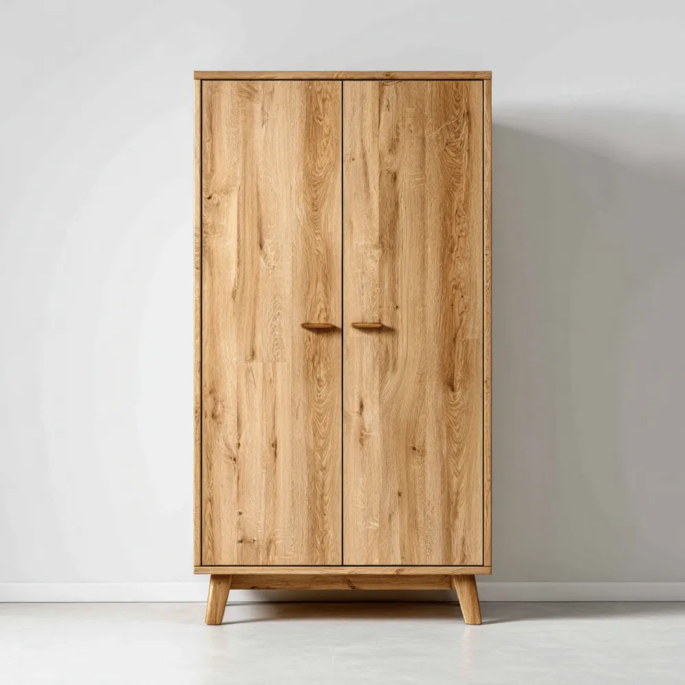 Armario de Madera de Roble 180x80x50 cm - Diseño Moderno