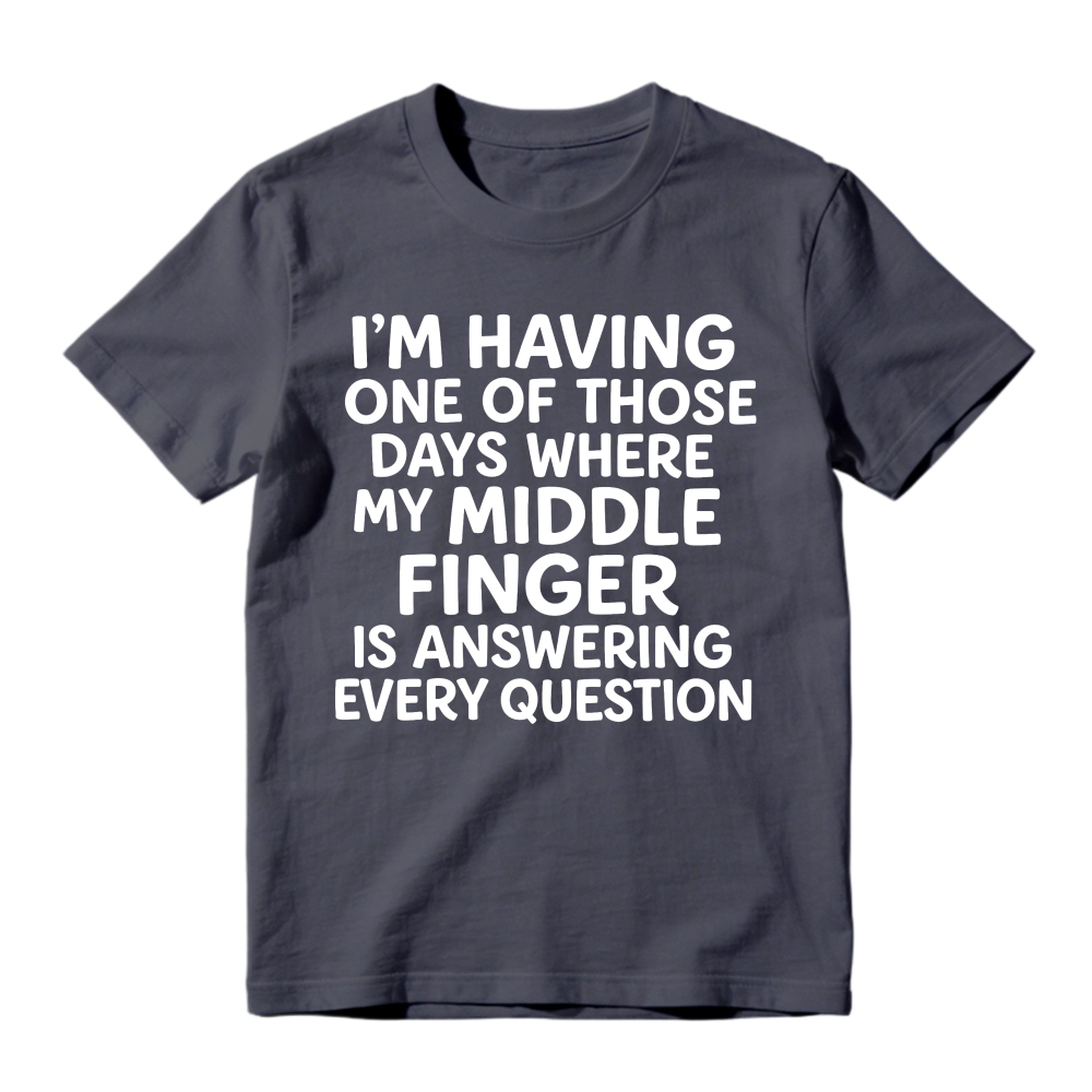 Sarcastic Quote Shirt Rough Day Humor Graphic Tshirt