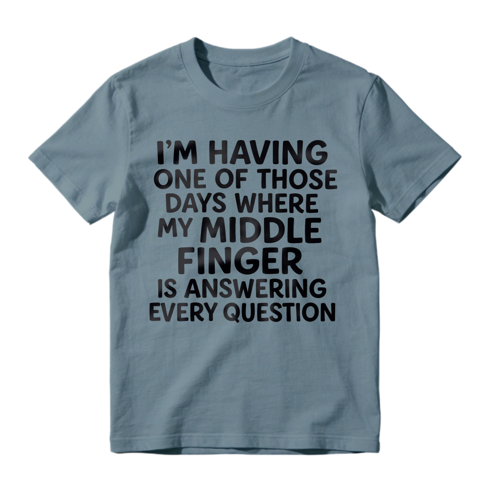 Sarcastic Quote Shirt Rough Day Humor Graphic Tshirt