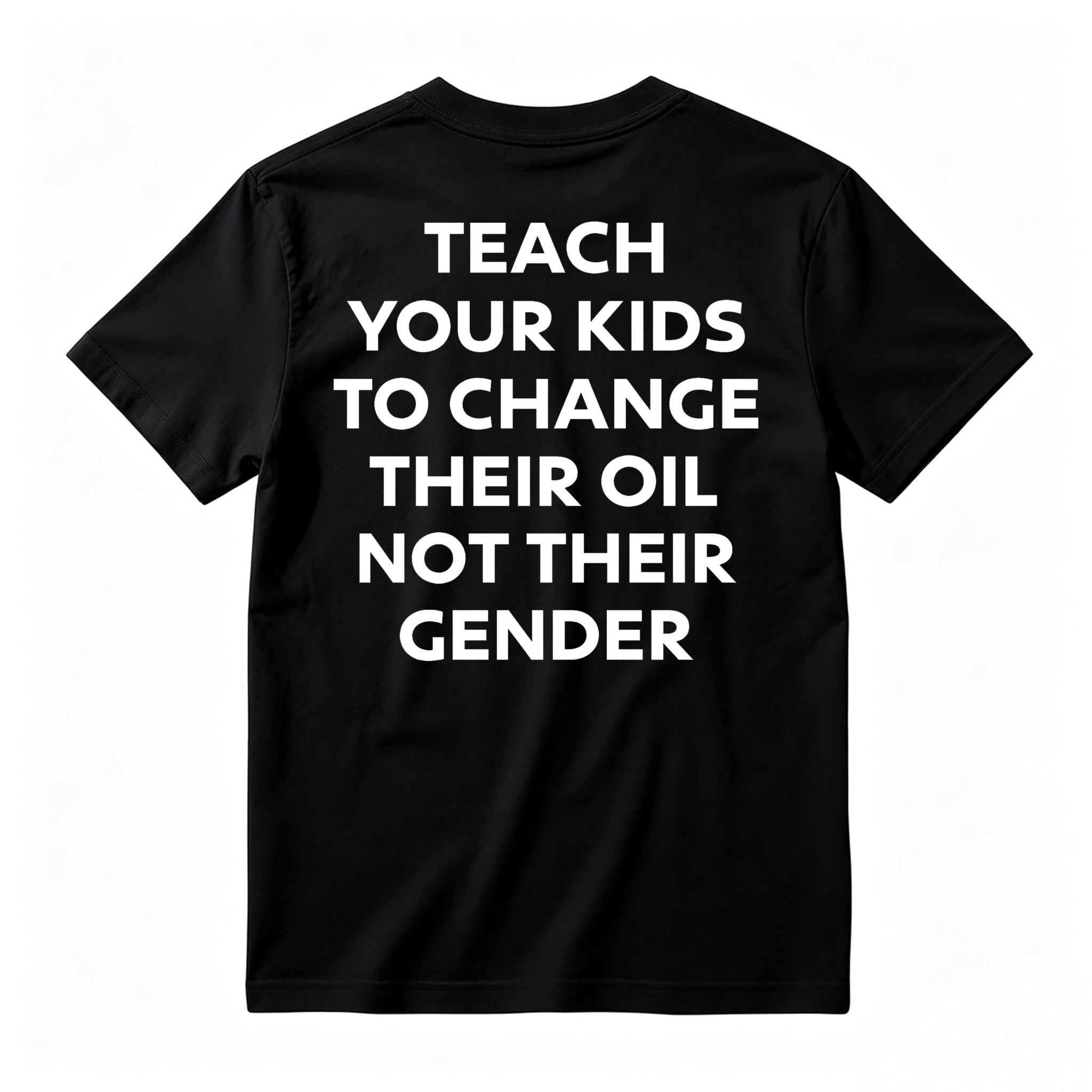 Funny Car Lover Teach Kids Change Oil Mechanic Tee